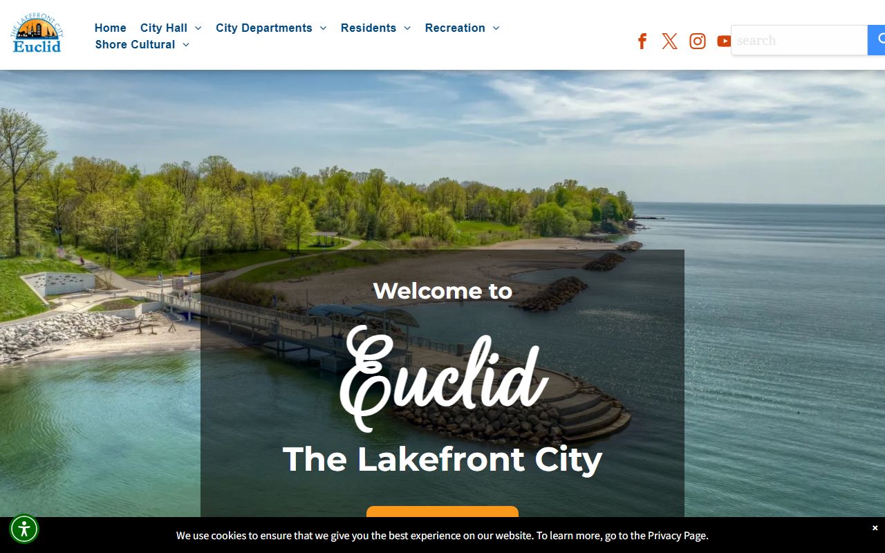 Euclid city website for traffic ticket records