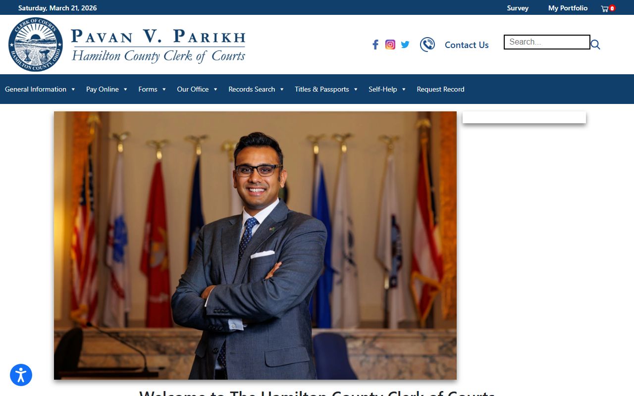 Hamilton city clerk of courts for traffic ticket records search