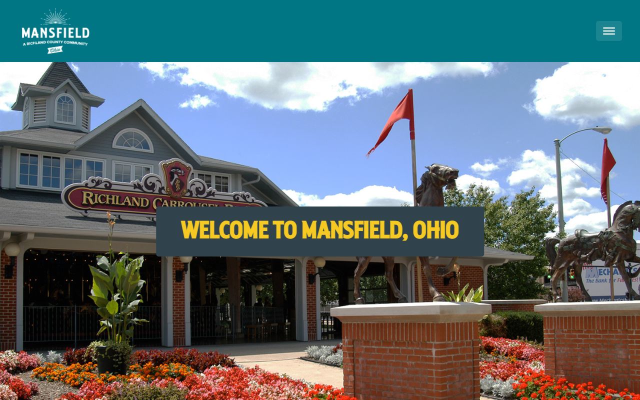 Mansfield city website with traffic ticket resources