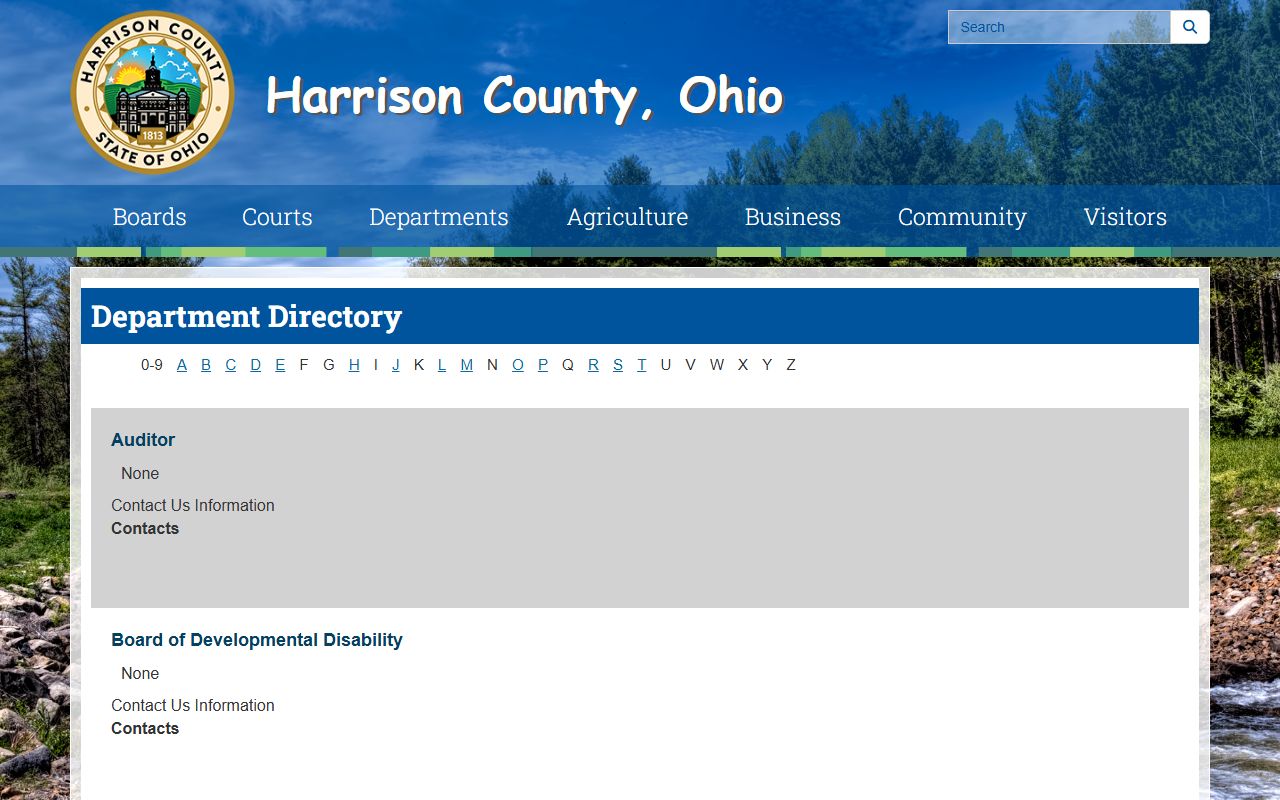Harrison County traffic ticket records clerk of courts website