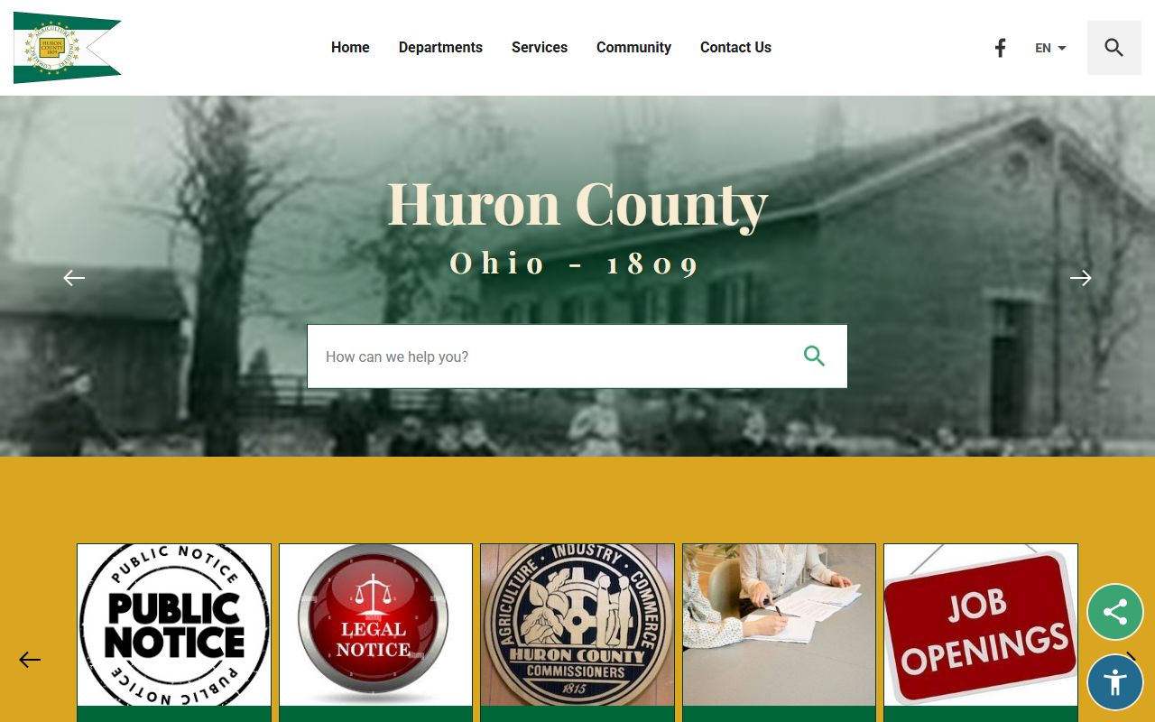 Huron County traffic ticket records county government website