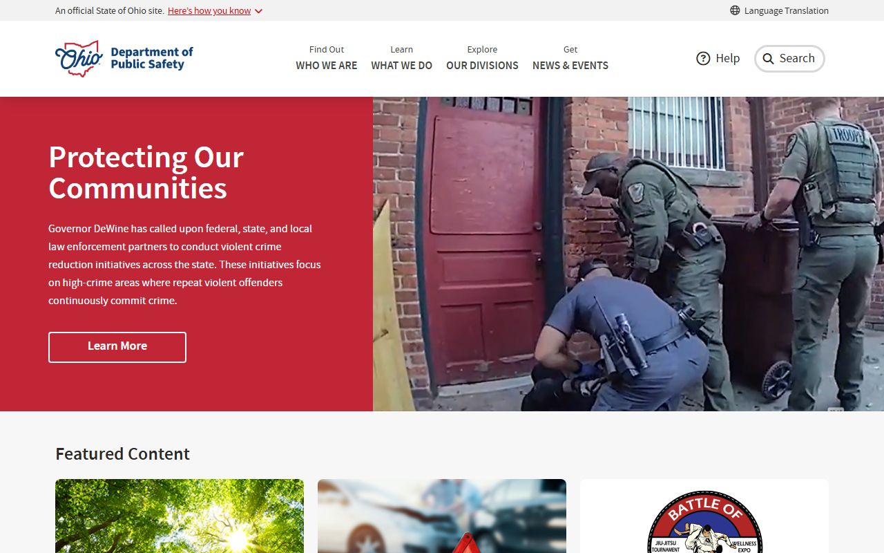 Ohio Department of Public Safety traffic ticket records